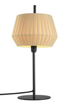 Kleine tafellamp met stoffen kap E14 fitting en schakelaar Nordlux Dicte