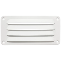 Aluminium Schoepenrooster Opbouw 180 X 90mm - Wit (1-1809w)