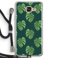 Monstera leaves: Samsung Galaxy A5 (2016) Transparant Hoesje met koord