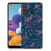Samsung Galaxy A21 | TPU Case | Palm Leaves