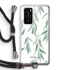 Branch up your life: Huawei P40 Transparant Hoesje met koord