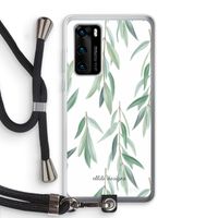 Branch up your life: Huawei P40 Transparant Hoesje met koord