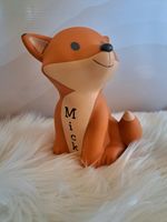 ''Atelier Pierre'' spaarpot Cesar Fox orange  Large (met naam)