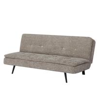 Giga Meubel - Slaapbank Taupe 180cm - Metaal & Stof - Bank Olive