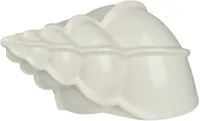 Decoris ornament porselein 13.5x7.9x6.7cm off-white