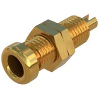 SKS Hirschmann BU 10 Au Laboratoriumbus Bus, inbouw verticaal Stift-Ø: 4 mm Goud 1 stuk(s)