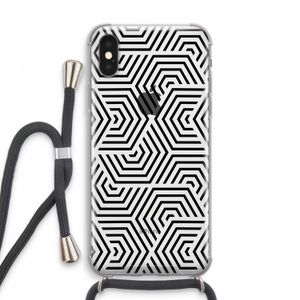 Magic pattern: iPhone XS Max Transparant Hoesje met koord