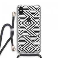 Magic pattern: iPhone XS Max Transparant Hoesje met koord