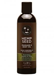 Guavalava Massage Oil with Guava Blackberry Scent- 8oz / 237ml