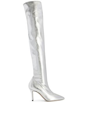 Giuseppe Zanotti bottes Felicity 90 mm - Argent
