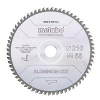 Metabo Accessoires cirkelzaagblad | "aluminium cut prof" | 254x30mm | z72 fz/tz 5° neg - 628447000