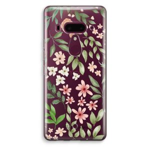 Botanical sweet flower heaven: HTC U12+ Transparant Hoesje