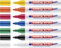 Lakmarker edding e-8750 industry zwart - thumbnail