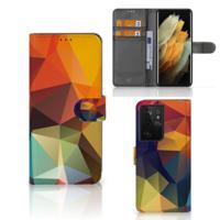 Samsung Galaxy S21 Ultra | Book Case | Polygon Color