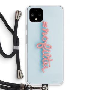 #nofilter: Pixel 4 Transparant Hoesje met koord