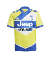 Juventus Shirt 3rd 2021-2022 Junior Geel/Blauw - Maat 128 - Kleur: Geel | Soccerfanshop