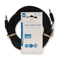 Nedis CAGL22000BK100 audio kabel 10 m 3.5mm Zwart - thumbnail