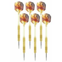 3x Set van 3 dartpijlen Bear Brass 19 grams