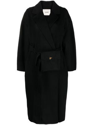 AERON manteau Hutton ceinturé - Noir