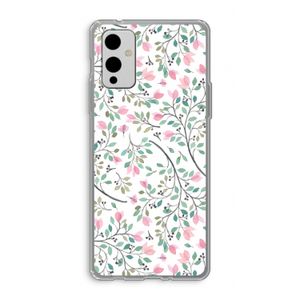 Sierlijke bloemen: OnePlus 9 Transparant Hoesje