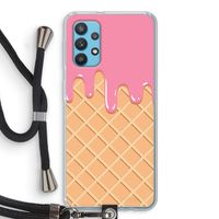 Ice cream: Samsung Galaxy A32 4G Transparant Hoesje met koord