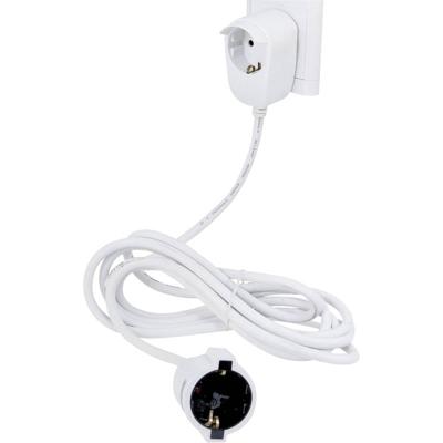 REV 0016130114 Stroom Verlengkabel Wit 3.00 m H05VV-F 3G 1,5 mm²