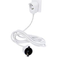 REV 0016130114 Stroom Verlengkabel Wit 3.00 m H05VV-F 3G 1,5 mm²