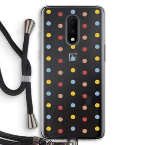Bollen: OnePlus 7 Transparant Hoesje met koord