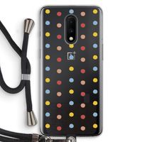 Bollen: OnePlus 7 Transparant Hoesje met koord