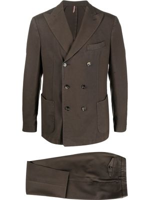 Dell'oglio costume à veste à boutonnière croisée - Marron