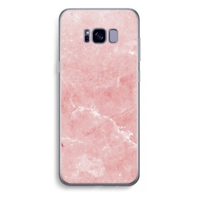 Roze marmer: Samsung Galaxy S8 Plus Transparant Hoesje