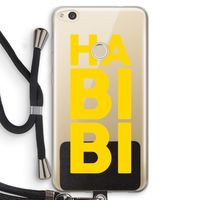 Habibi Majorelle : Huawei Ascend P8 Lite (2017) Transparant Hoesje met koord