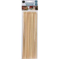 50x Bamboe houten sate prikkers/spiezen 30 cm   -