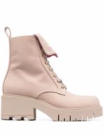 Chiara Ferragni bottines en jean à logo Eyelike brodé - Tons neutres - thumbnail