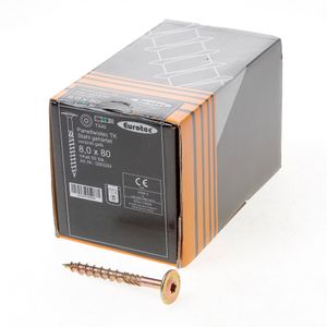 Tellerkopfschroef gelb-vz 8x 80 tx40