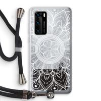 Roses Are Red: Huawei P40 Transparant Hoesje met koord