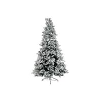 Kerstboom DKD Home Decor Wit Groen Polyethyleen Besneeuwd 140 x 140 x 210 cm