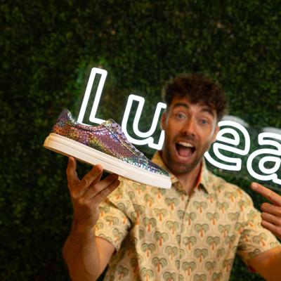 Confident Glimmer Sneakers Lureaux - Handgemaakte Nette Schoenen Voor Heren