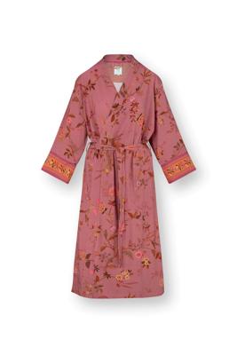 Pip Studio Noa Kimono Bodhi Flower Donkerroze L