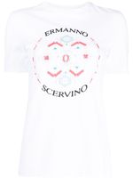 Ermanno Scervino t-shirt cintré à manches courtes - Blanc