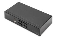 Digitus DS-12891 KVM-switch 1 + 4 poorten DisplayPort 3840 x 2160 Pixel - thumbnail