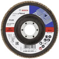 Bosch Accessories 2608603655 X431 Lamellenschijf Diameter 115 mm Boordiameter 22.33 mm Staal 1 stuk(s)