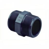 Effast 3" Dubbele Nippel Buitendraad - Sterk DRUK PVC voor Universele Vijverbouw Verbinding