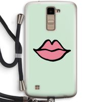 Kusje: LG K10 (2016) Transparant Hoesje met koord