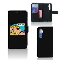 Xiaomi Mi Note 10 Lite Wallet Case met Pasjes Popart Oh Yes - thumbnail