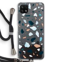 Terrazzo N°13: Samsung Galaxy A22 5G Transparant Hoesje met koord