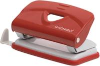 Q-CONNECT Light Duty perforator, metaal, 10 blad, rood Q-CONNECT Light Duty perforator, metaal, 10 blad, rood