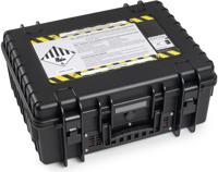 De Raat koffer voor Lithium-Ion batterijen, medium, 13 l, zwart De Raat koffer voor Lithium-Ion batterijen, medium, 13 l, zwart