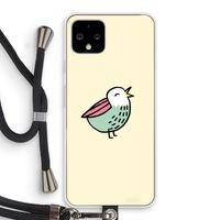 Birdy: Pixel 4 Transparant Hoesje met koord