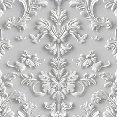 3d-effect behang barok